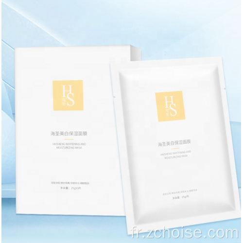 Masque facial blanchissant pour le visage